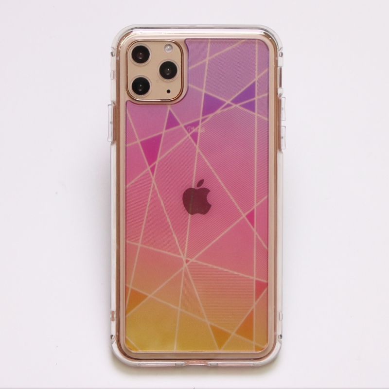 <iPhone> 粉紫斜紋 極空戰甲 彩雕