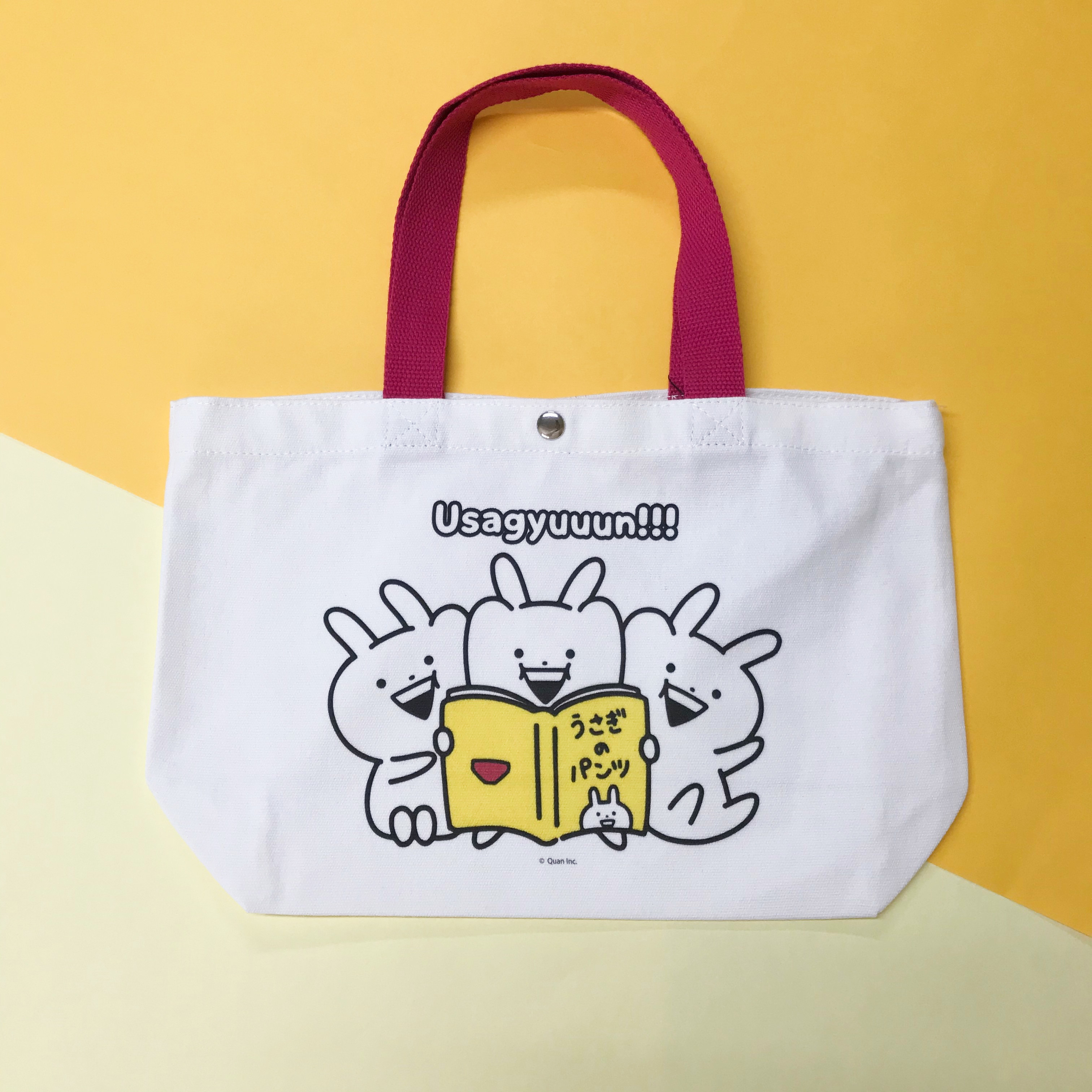 Usagyuuun-彩色手把小托特包-看書款
