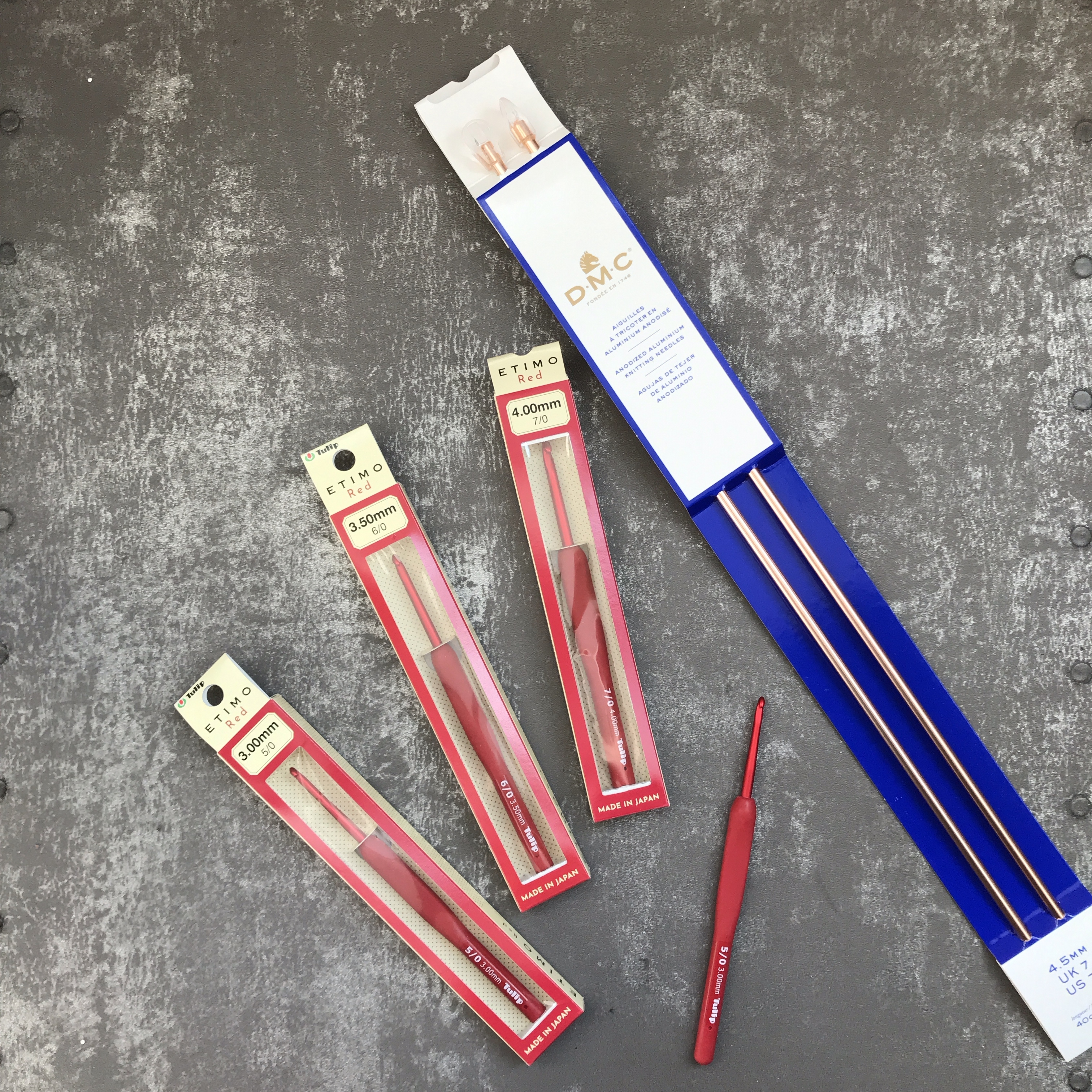 [Tulip] ETIMO紅色廣島勾針