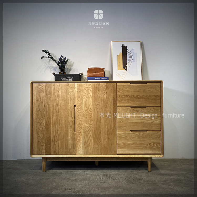 Esther-白橡木收納抽屜餐櫃|可訂製