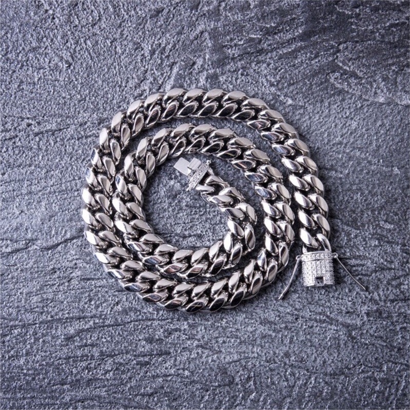 12mm Metal Cuban Chain