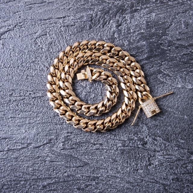 12mm Metal Cuban Chain