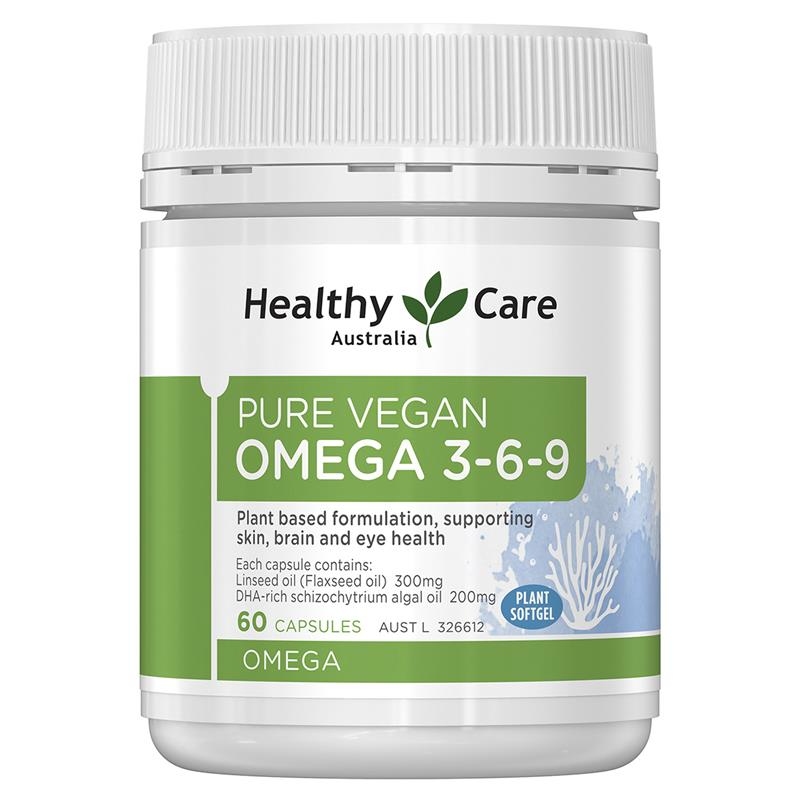 Healthy Care 純素食 Omega 歐米茄3-6-9 x 60粒