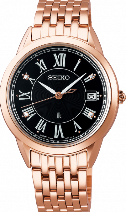 萬年鐘錶 - SEIKO  LUKIA 系列 太陽能女錶  SUT398J1   / V147-0CR0B  錶徑 33.9MM