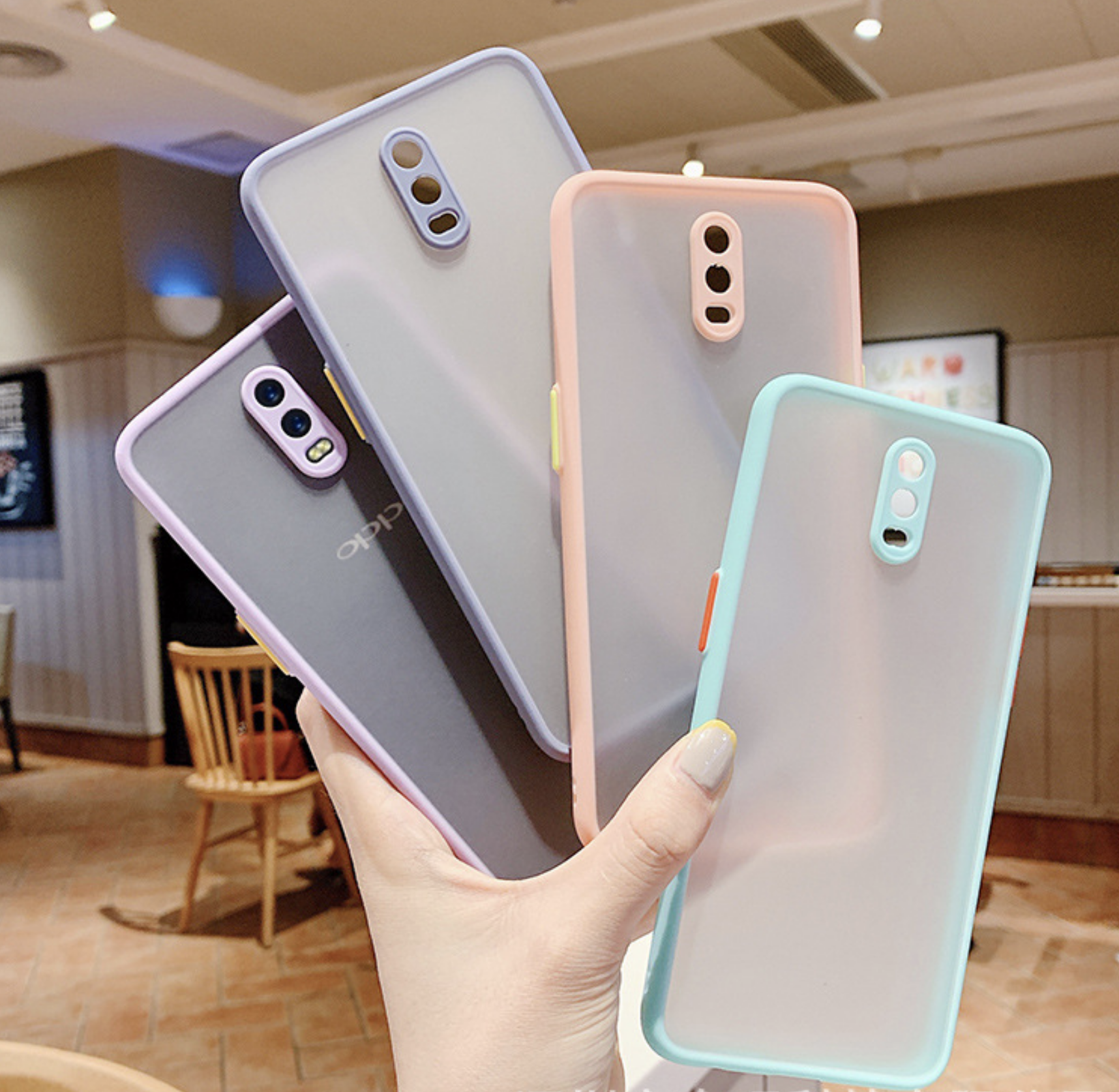 OPPO/華為 小清新【幻彩羽盾-防護殼】精選4色～ 【tpu+pc軍規防摔雙材質＋耐髒磨砂】