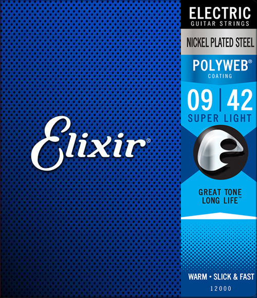 美國 Elixir 電吉他弦 POLYWEB 12000 12050