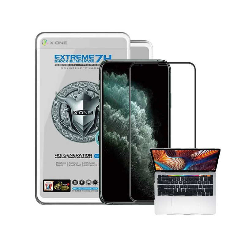 四代陶瓷防爆 MacBook筆電系列螢幕保護貼｜Rainbow x X.ONE
