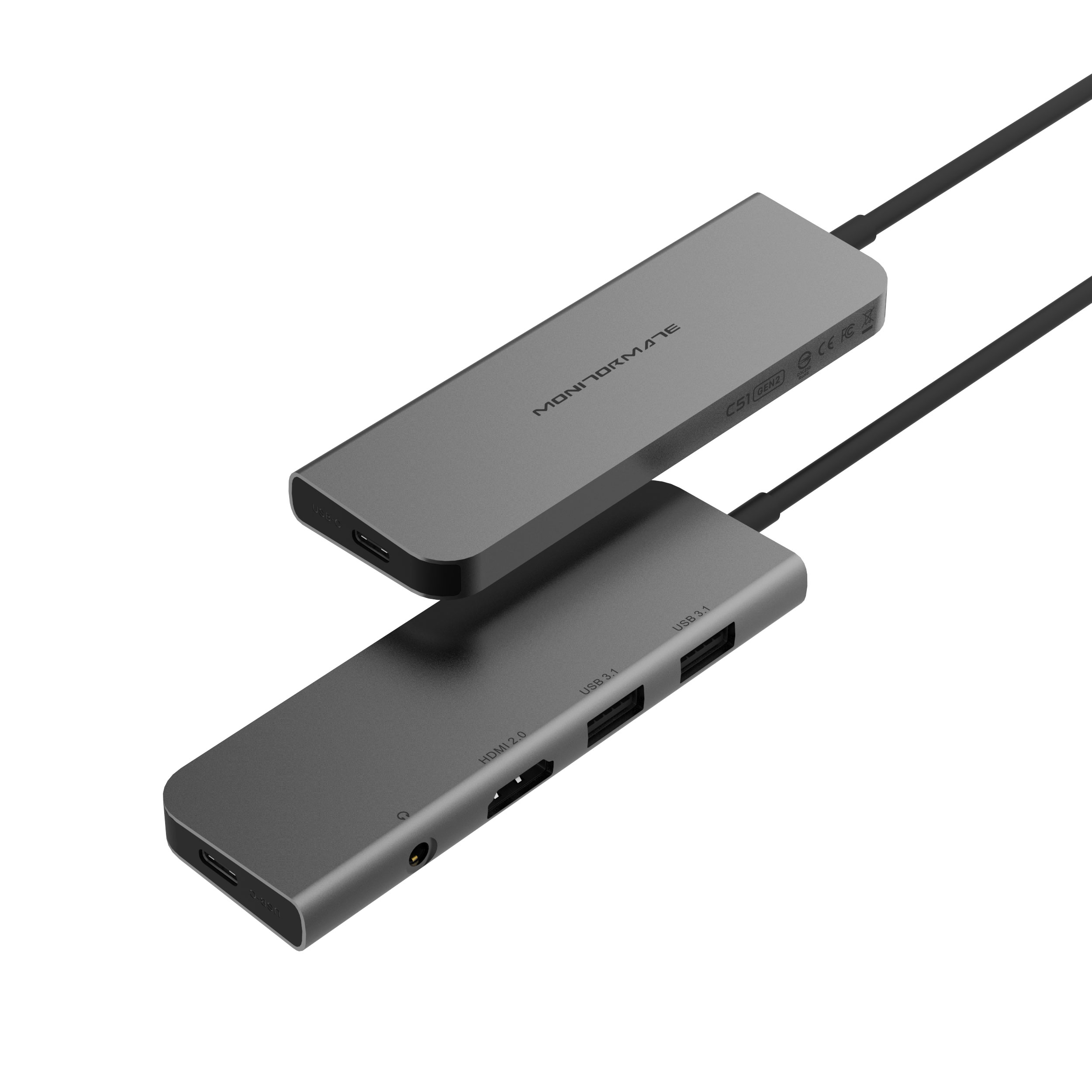 C51 USB-C Gen2 10Gbps 多埠轉接器 for MacBook Air/ MacBook Pro/iPad Pro/iPad Air4/iPad mini6 【極速版| 4K高畫質| M3/M4可】