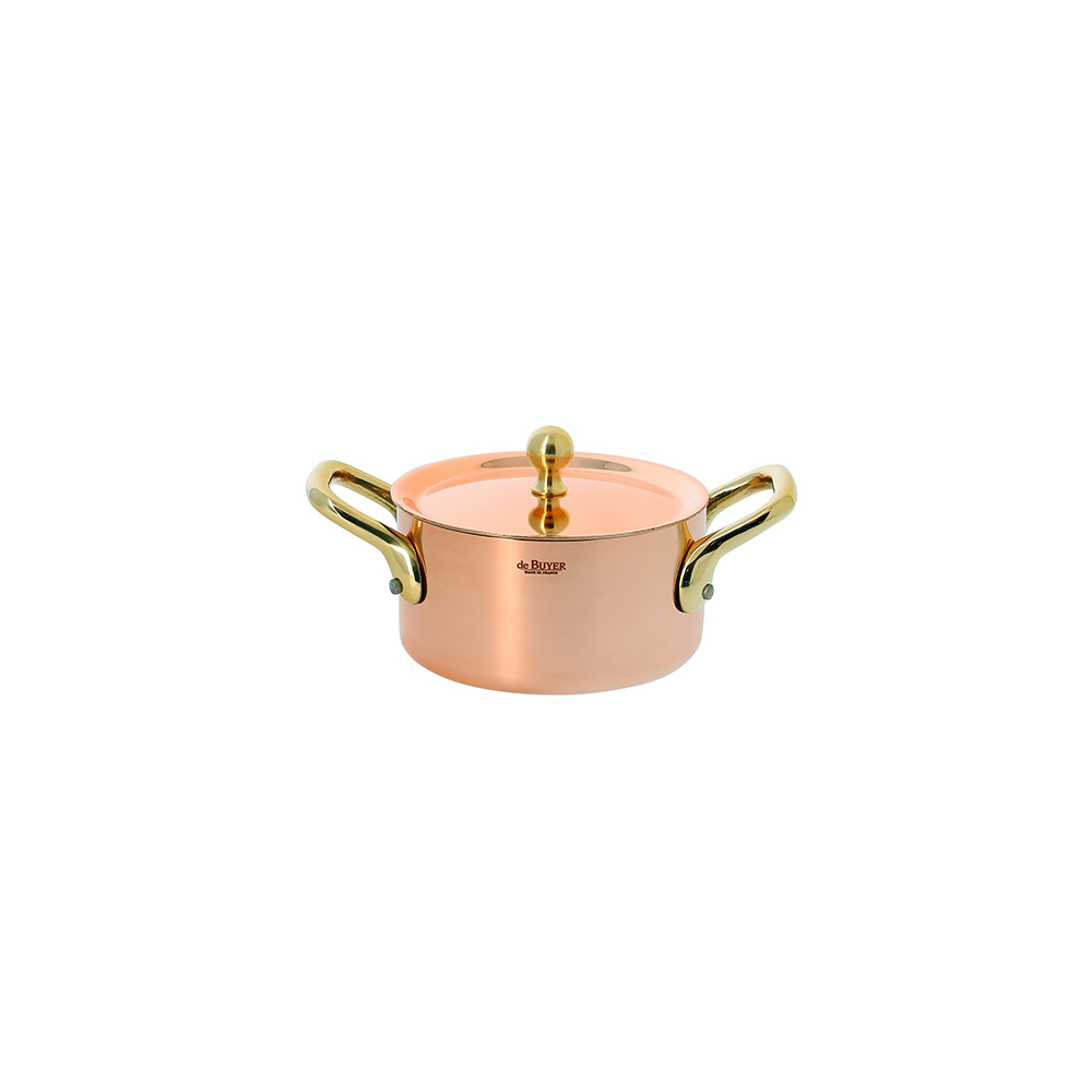 Mini Copper Saucepan with Lid
