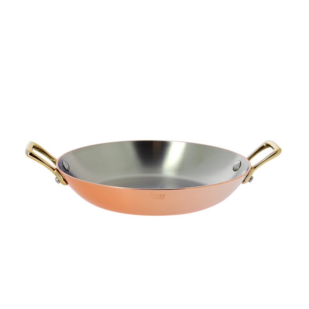 *Marushin Copperware Round Steak Cover Pure Copper 27cm Brass Handle