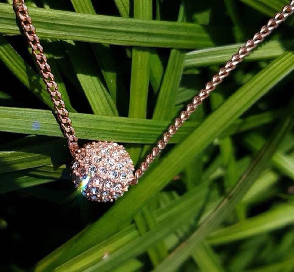 Givenchy 紀梵希 施華洛世奇單鑽&許願球項鍊