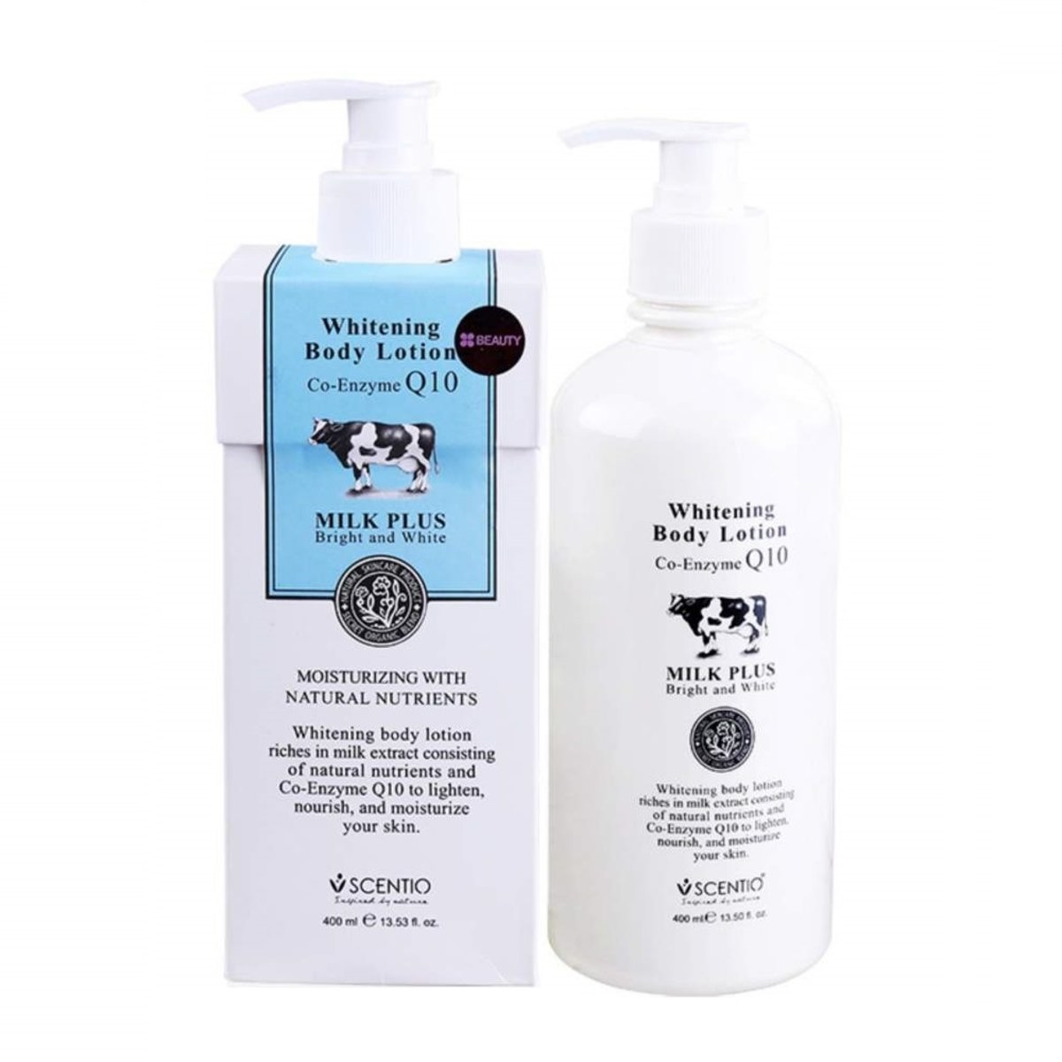 Beauty buffet Q10牛奶美白身體乳 400ml