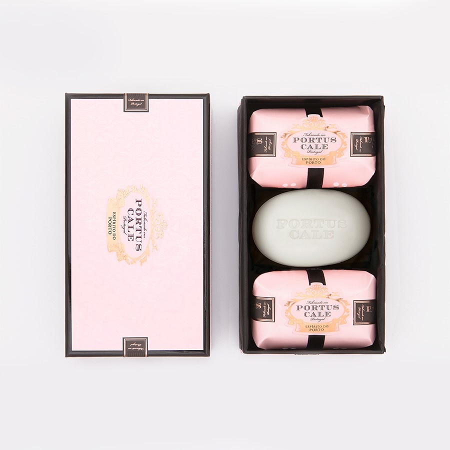 Castelbel Portus Cale 蓮花粉紅香皂套裝 (150g x3)