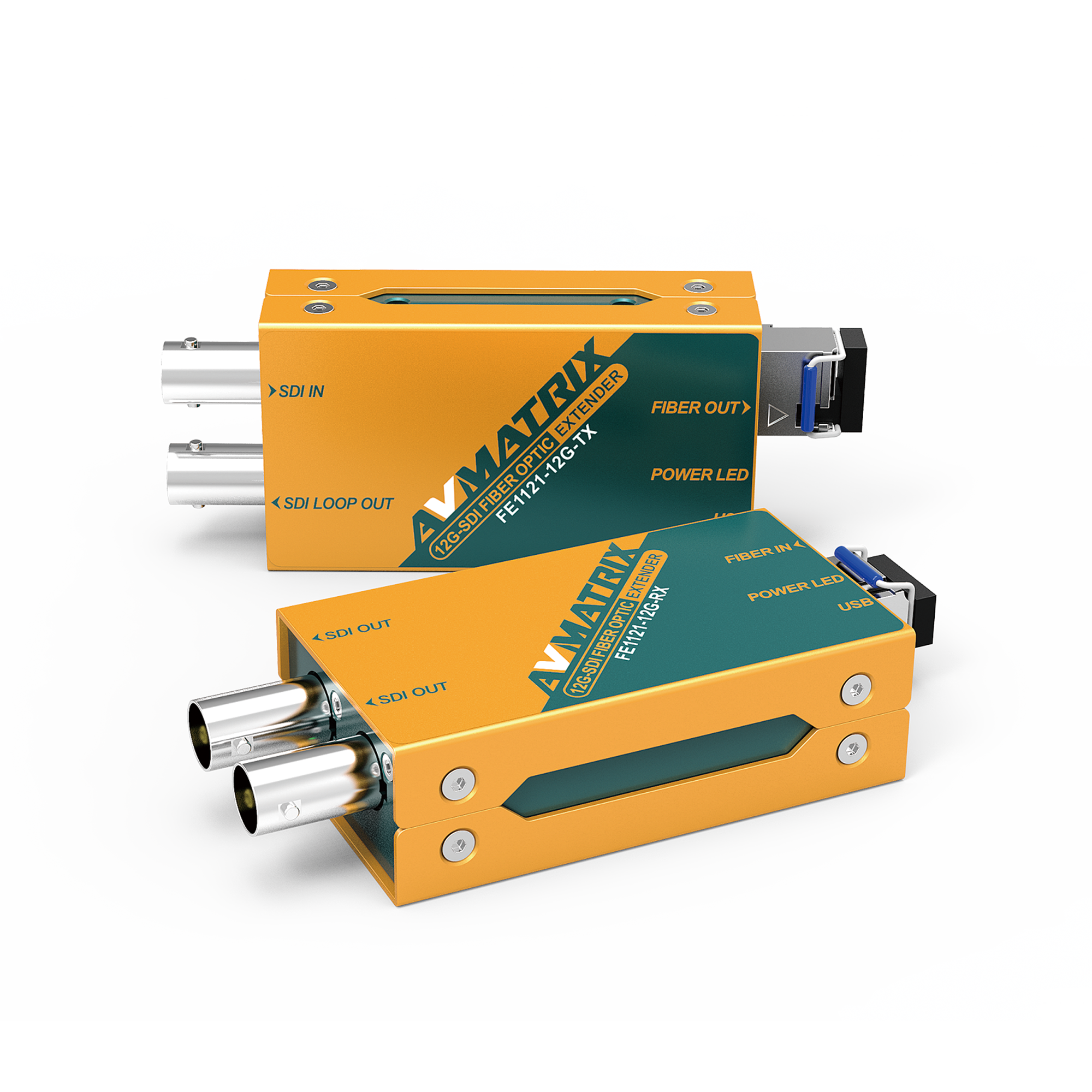 AVMATRIX  FE1121-12G 12G-SDI Fiber Optic Extender