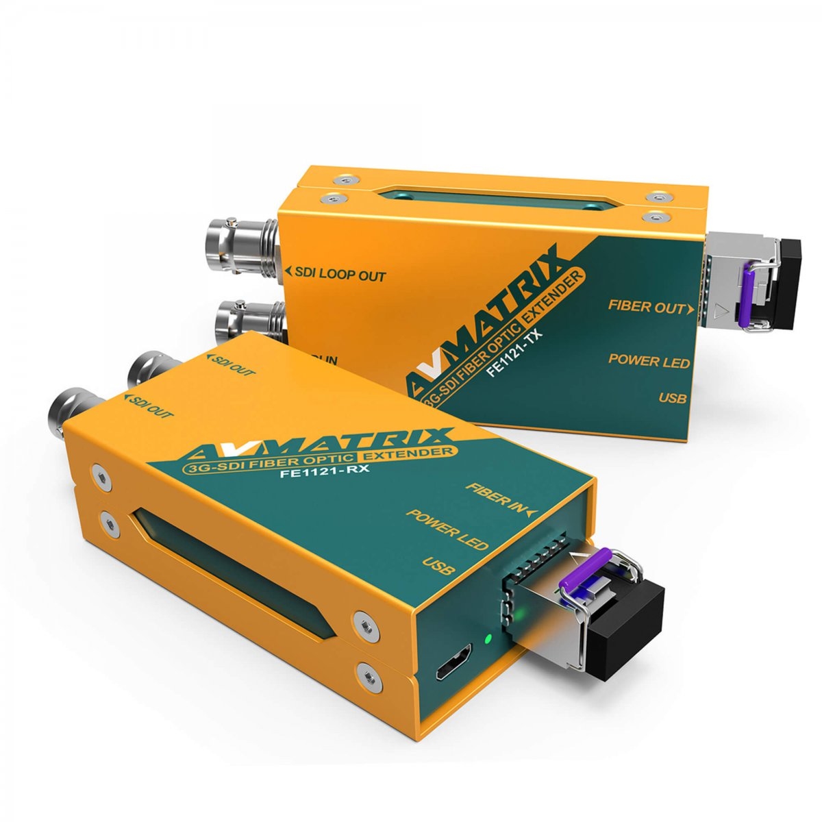 AVMATRIX FE1121 3G-SDI Fiber Optic Extender