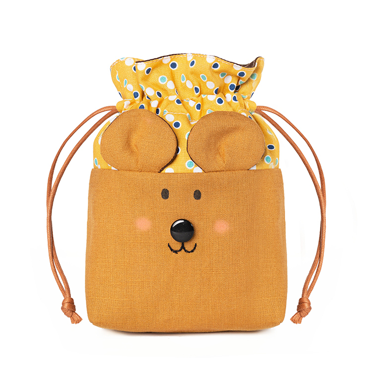 動物造型束口袋(材料包)有3款可選購