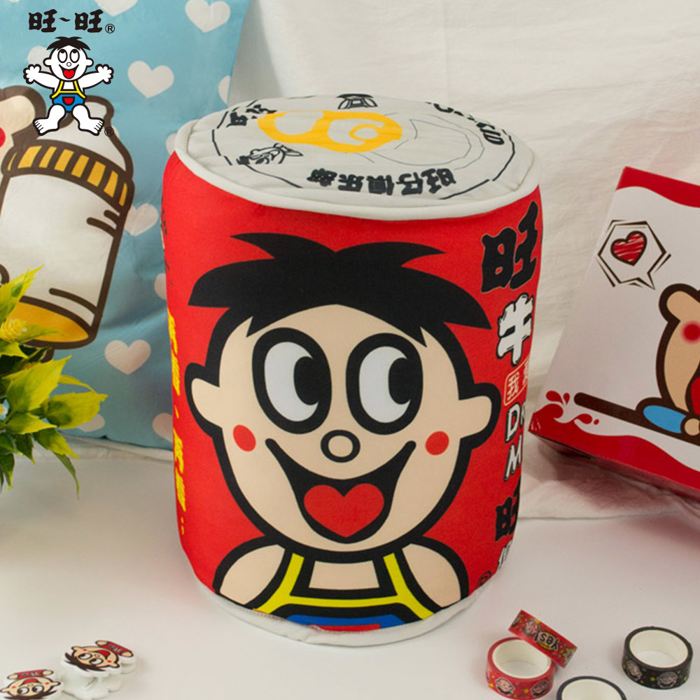 旺仔俱樂部 牛奶罐抱枕