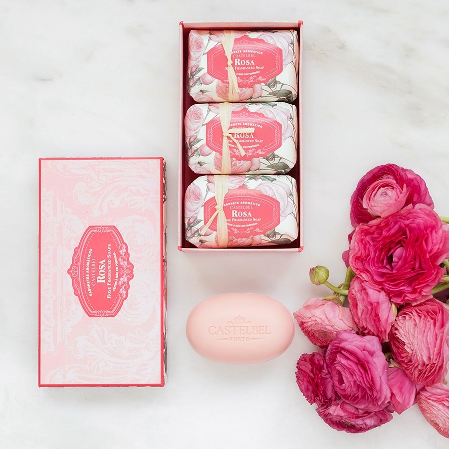 Castelbel Ambiente 玫瑰花香皂套裝 (150g x3)
