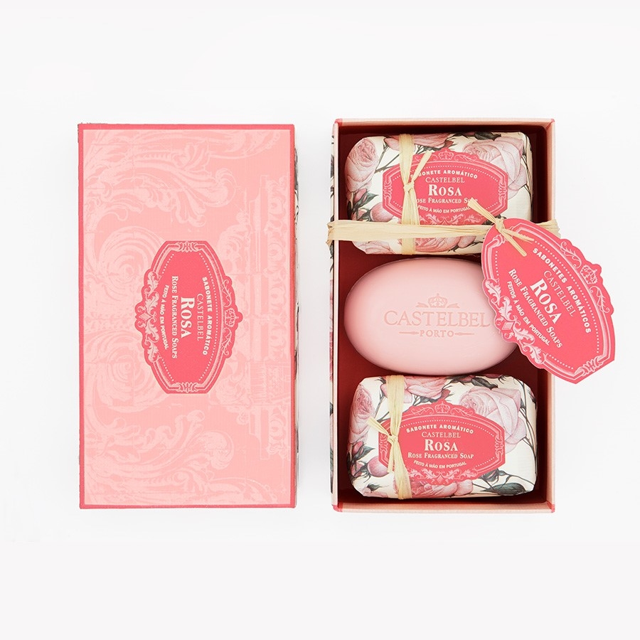 Castelbel Ambiente 玫瑰花香皂套裝 (150g x3)