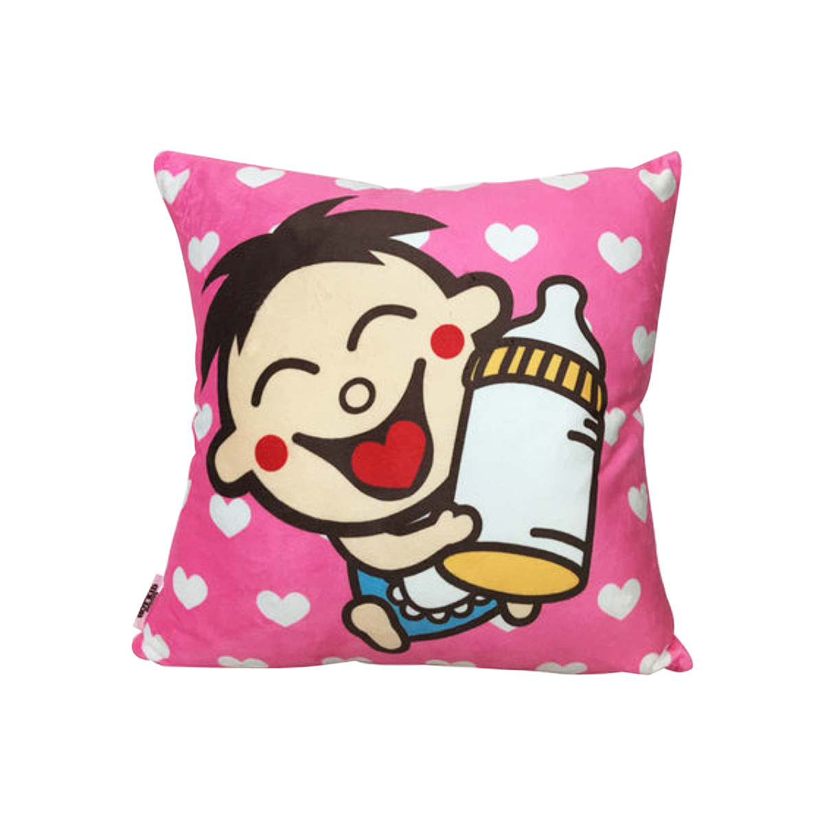 旺仔俱樂部 粉紅Baby抱枕