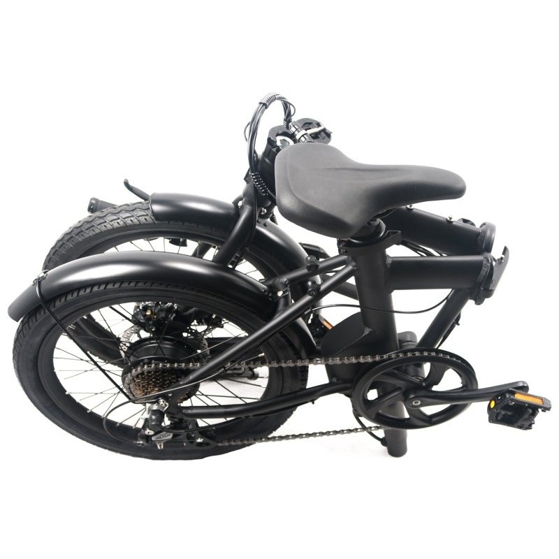 「外型強悍 低調設計 唔講都唔知 係電動🚴🏻‍♂️」NAICISPORTS C2 電動單車 【香港行貨  保養6個月】Mini Electric Bicycle Black 16 Inch