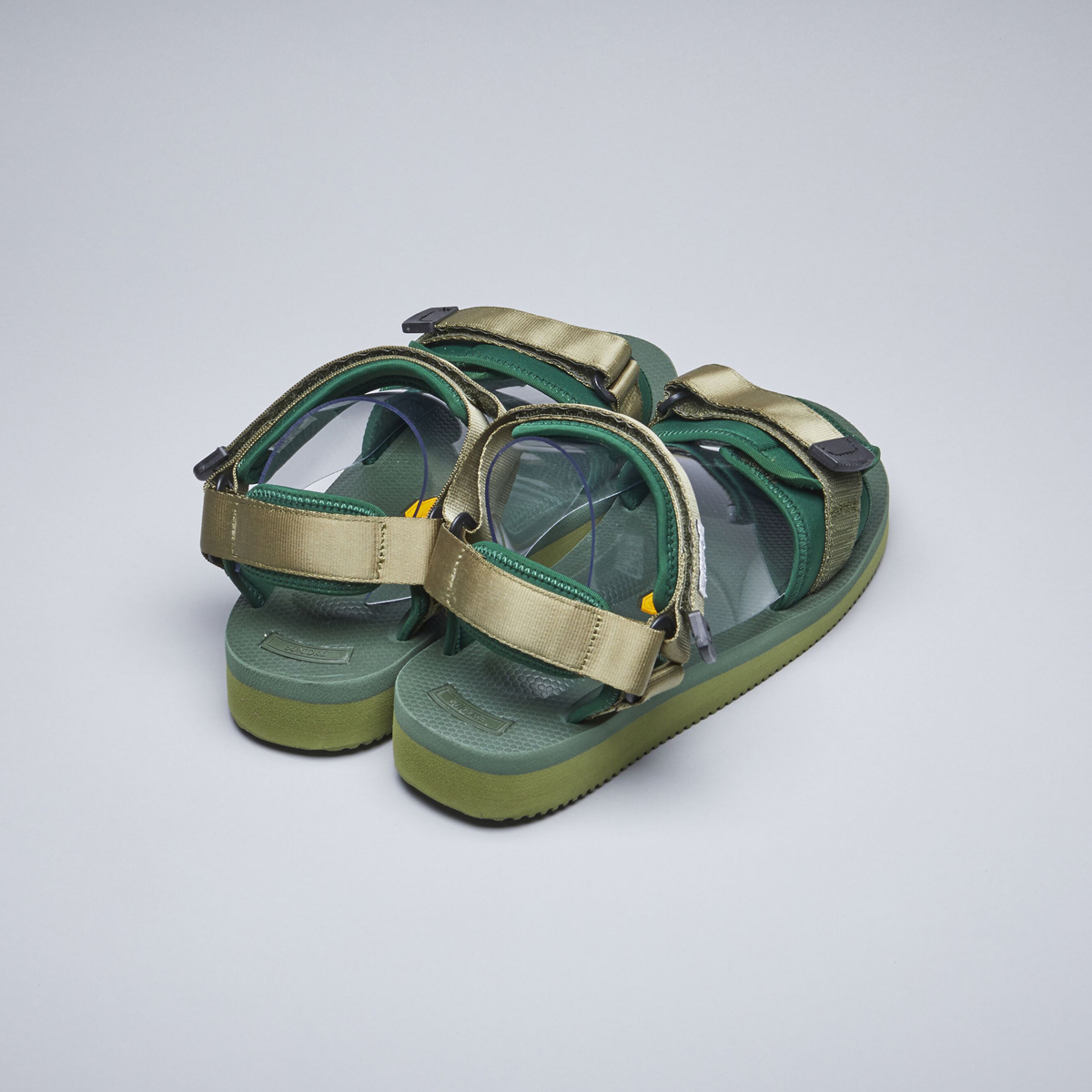 [出清商品售出無退換] SUICOKE CEL-V OG-064V 森林綠 兩線 涼鞋 耐磨 魔鬼氈 黃金大底【SK20064VFG】