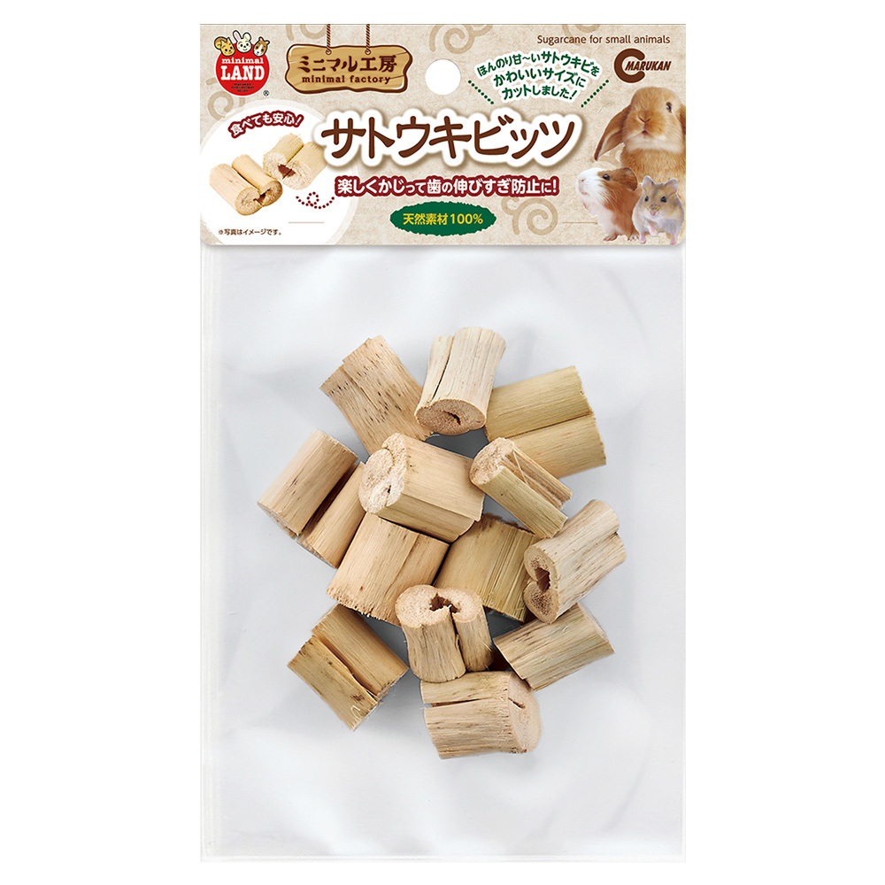 Marukan 天然甘蔗磨牙玩具 - 40g