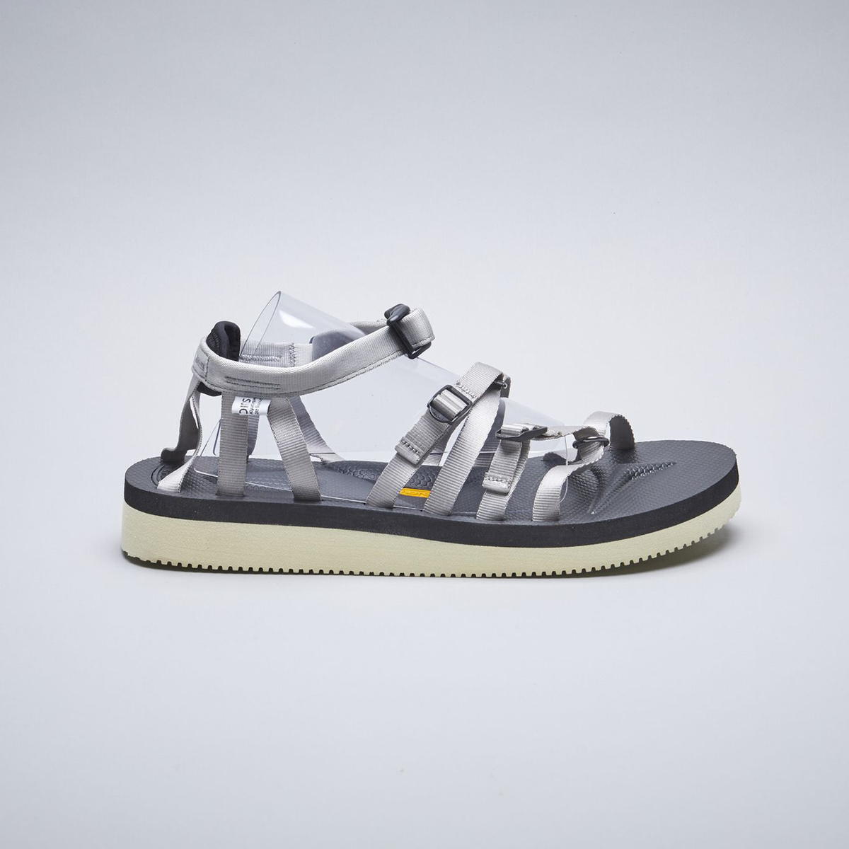 【SALE】SUICOKE TOSSHI-V OG-050V 灰色 奶油底 緞帶 羅馬鞋 涼鞋 耐磨 VIBRAM 黃金大底【SK20050VGY】出清商品售出無退換!!