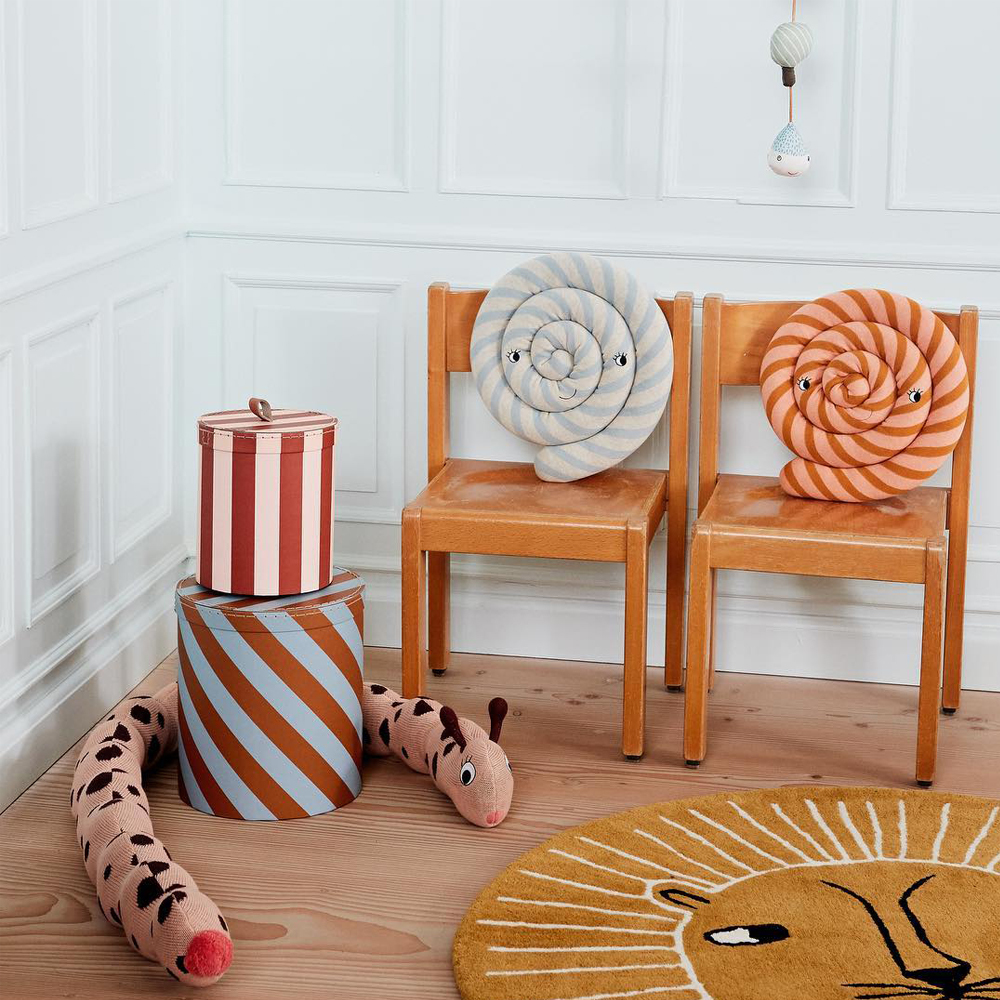 OYOY 簡約條紋收納桶 / 3入組