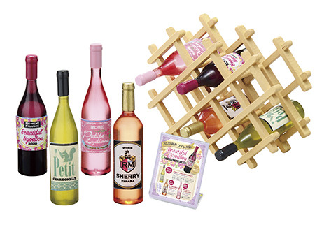 Re-Ment Miniature Japan Fuji Hotel Liquor Store Wine Beer #4 Imported Wine