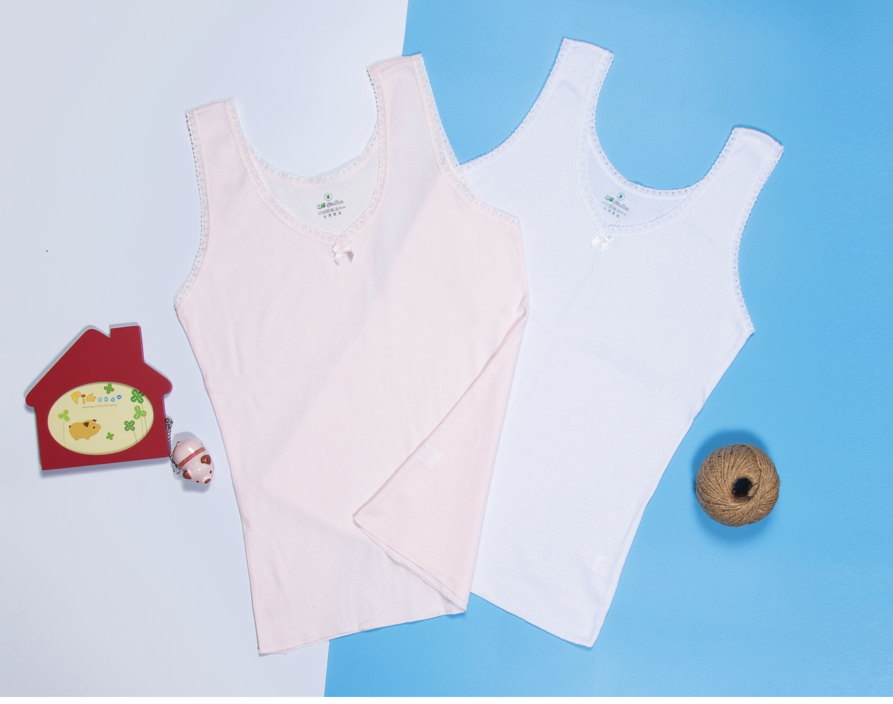 小三福 三福 舒適寶貝女花邊背心