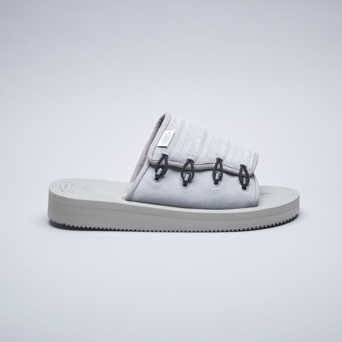 [出清商品售出無退換] SUICOKE MURA-VS OG-104VS 灰色 側扣 保暖 麂皮 拖鞋 黃金大底 VIBRAM【SK21104VSGY】