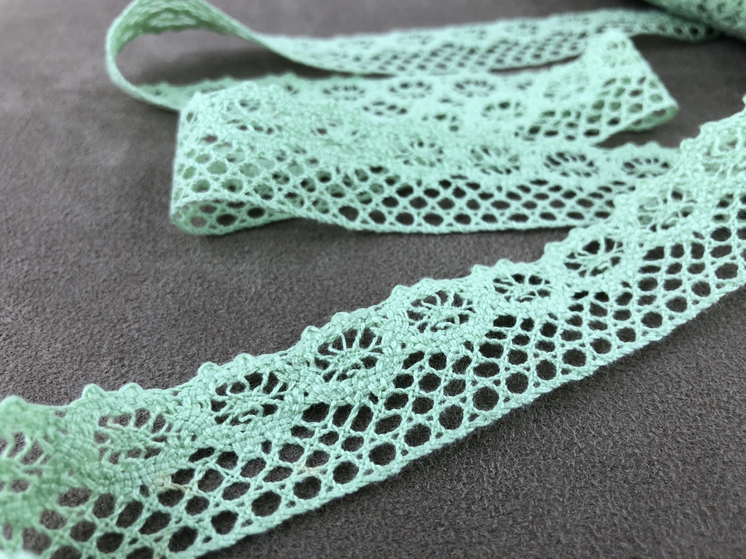 針織純棉蕾絲/薄荷綠_大碼數 5折絕版/Outlet