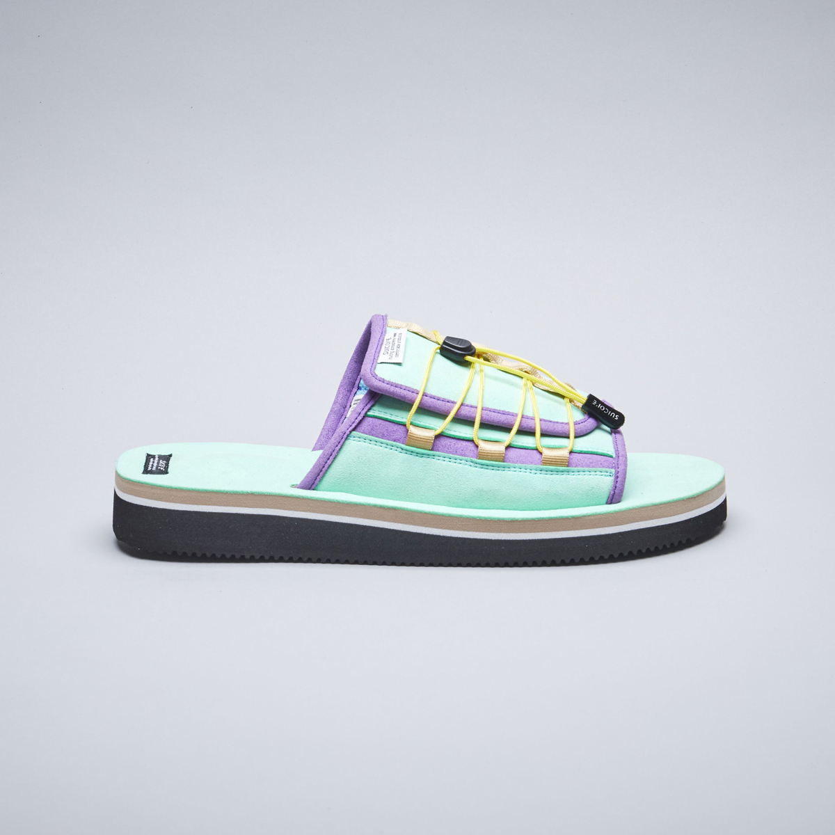 [出清商品售出無退換] SUICOKE OLAS-ECS OG-154A 薄荷綠 可調節 拉繩 麂皮 拖鞋【SK20154AMT】