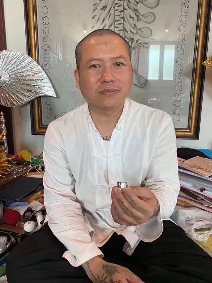 阿贊蘇斌師傅 金面娜娜通戒指第一期督造聖物供請