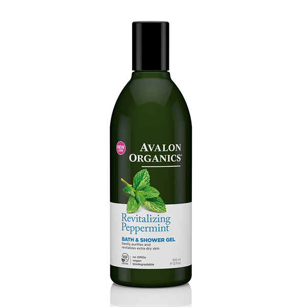Avalon Organics薄荷舒暢精油沐浴露355ml/12oz