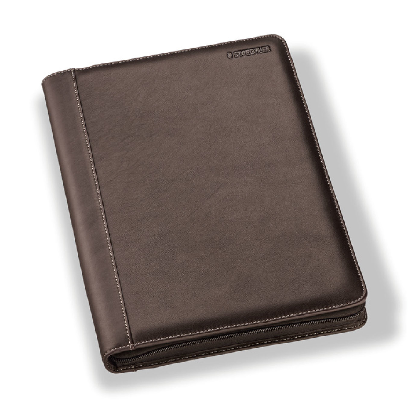 A4小牛皮筆記夾-棕 MS9PLE4ZF1-7
