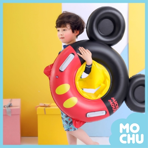 黑紅米奇兒童泳圈