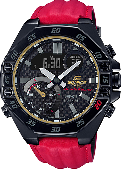 萬年鐘錶 - CASIO EDIFICE 系列  20週年 Honda Racing 限量聯名藍芽錶 ECB-10HR-1A  錶徑 : 48.5 MM