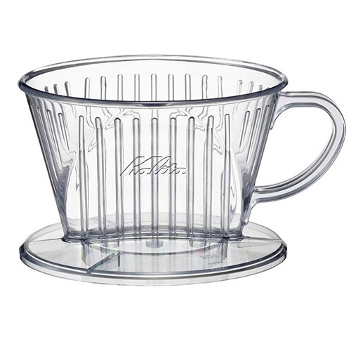 Kalita - 平底咖啡濾杯101D - 透明, 附量匙 / 1-2人用