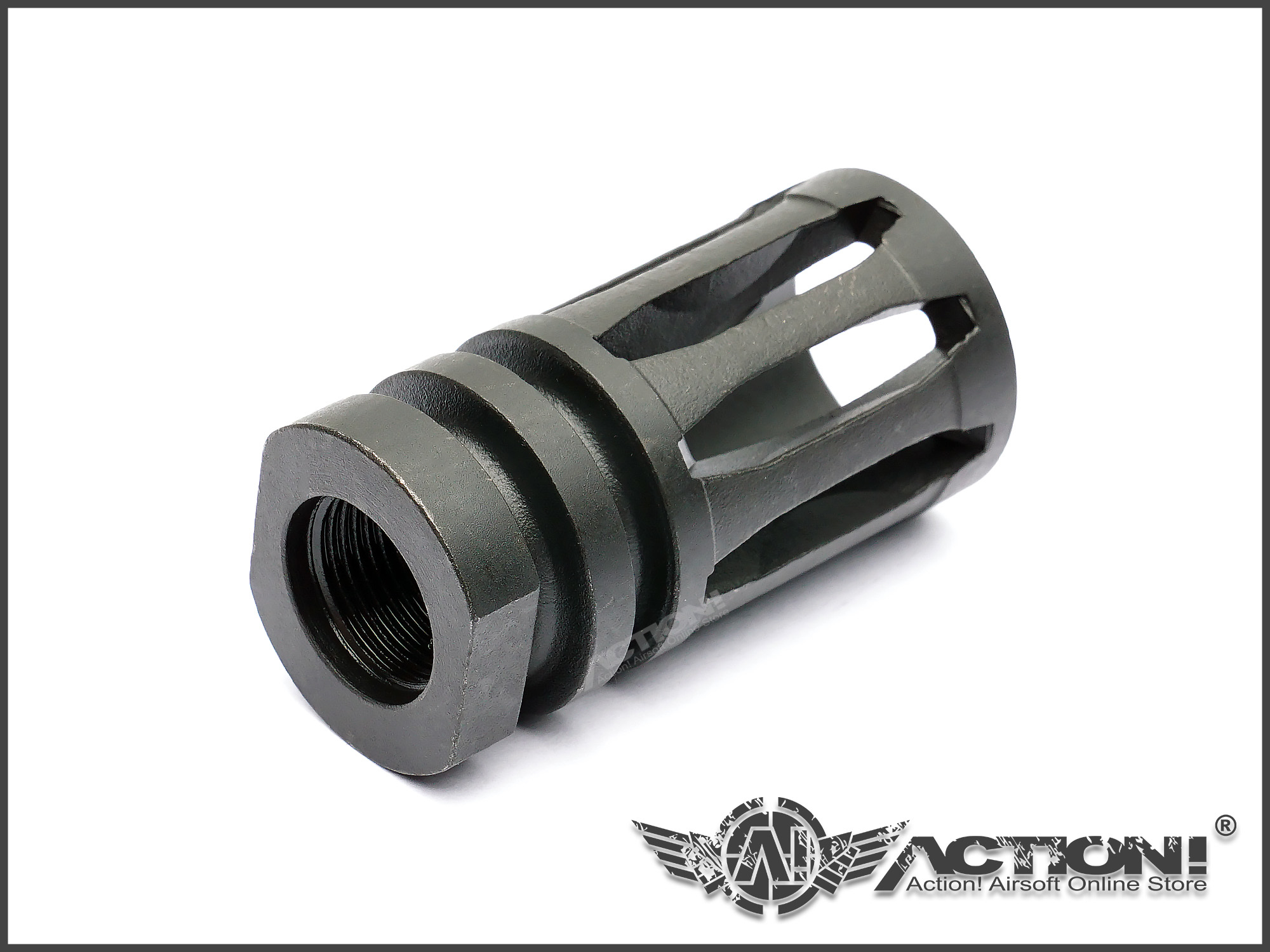 DNA - M16A2 /M4A1 Birdcage Type Steel Flash hider（1/2