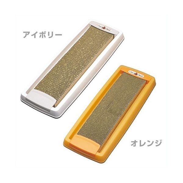 日本IRIS-IR-CTS-540貓抓板(白噴點/橘)