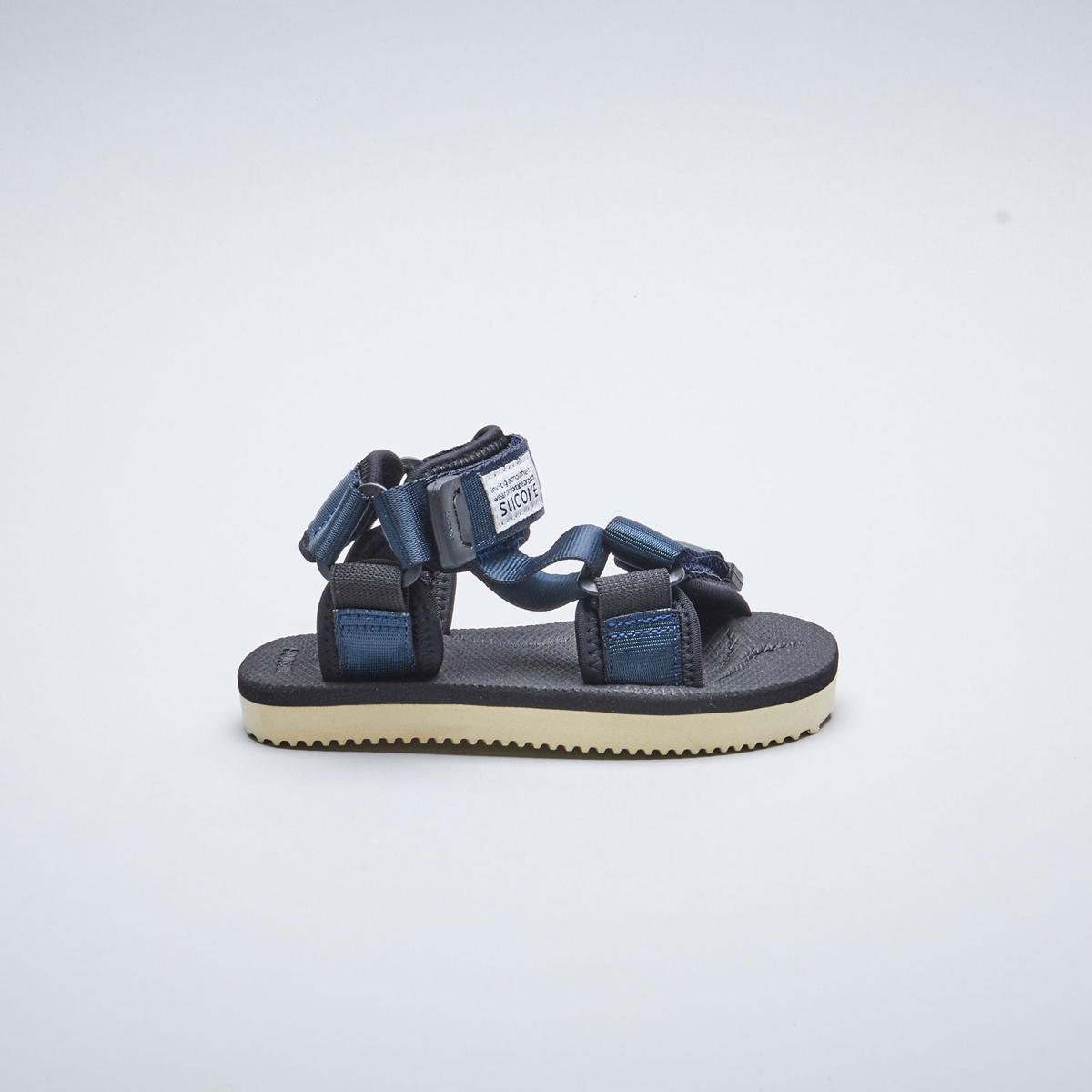 [出清商品售出無退換] 童鞋 SUICOKE DEPA-2KIDS OG-022-2KID 藍色 涼鞋 魔鬼氈【SK200222KDNY】