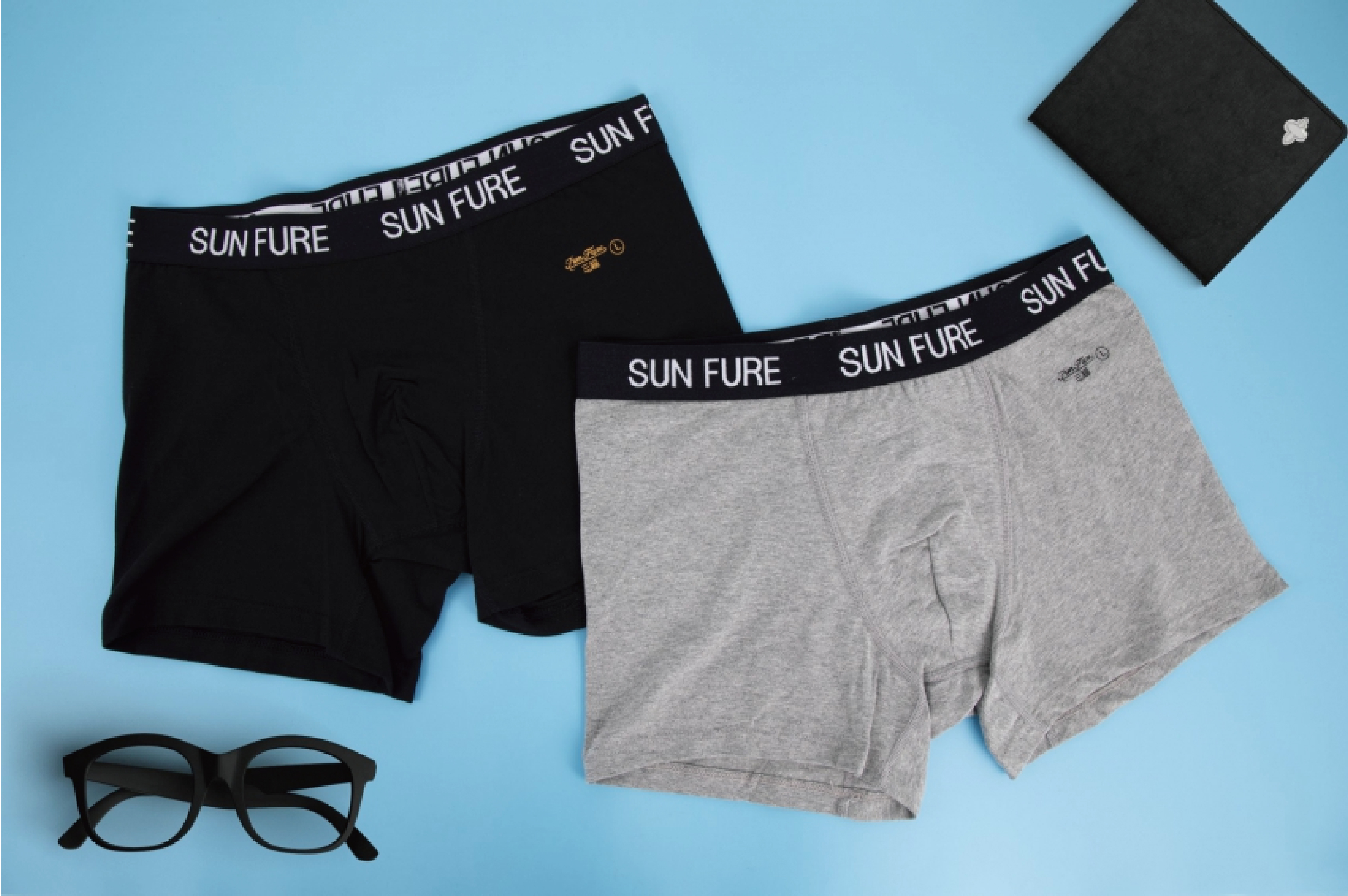 小三福 三福 男性寬織平口內褲單件