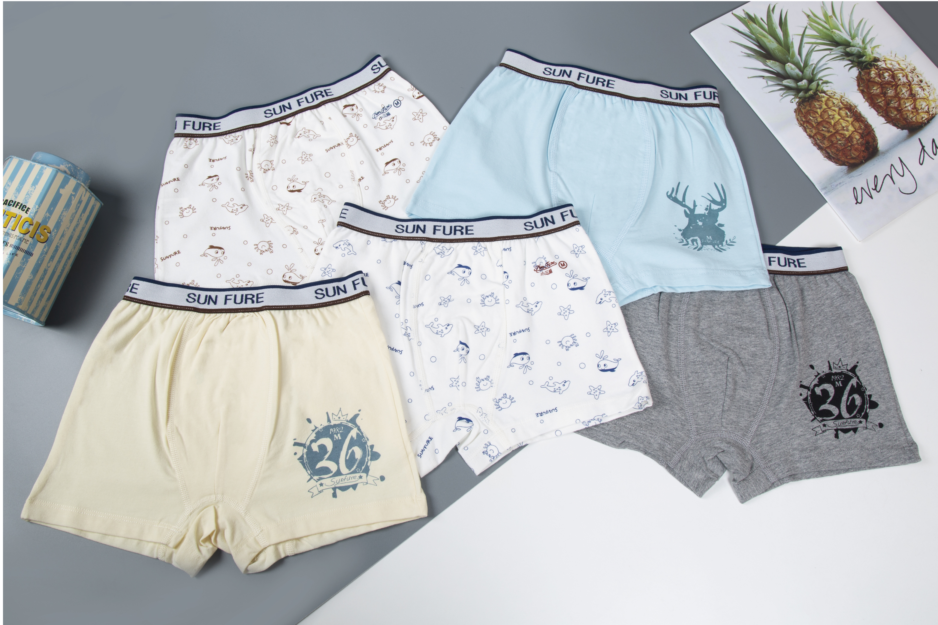 小三福 三福 男童平口褲