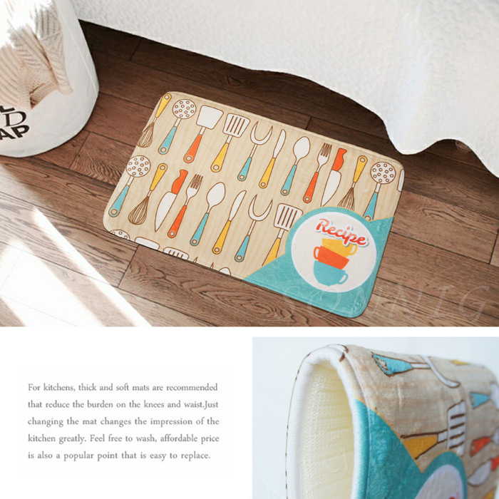 東京風吸水超回彈踏墊(40x60cm)_料理風