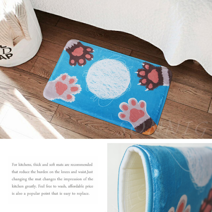 東京風吸水超回彈踏墊(40x60cm)_萌貓掌