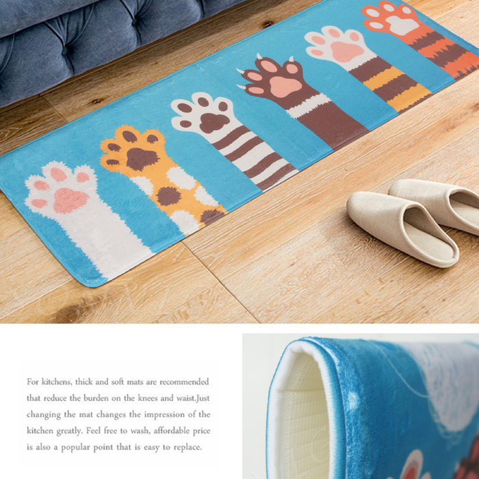 東京風吸水超回彈長踏墊(40x120cm)_萌貓掌