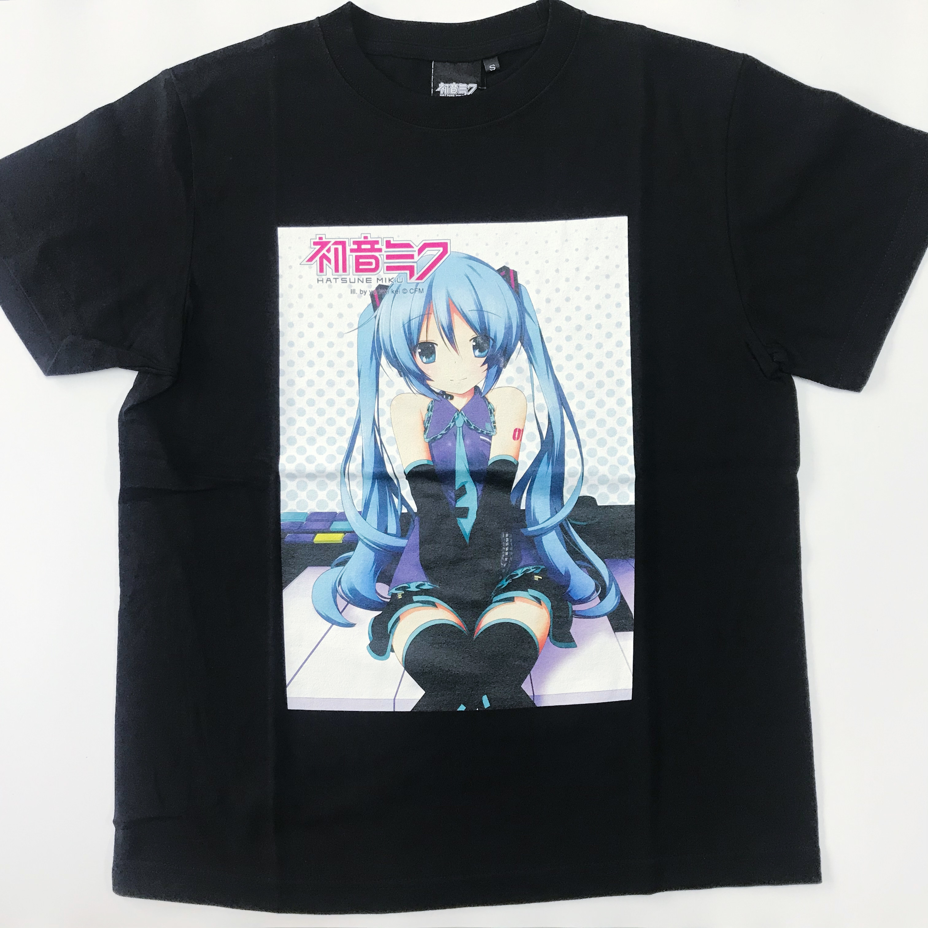 【初音未來】初音未來灰制服短袖T恤上衣-S/M/L/XL