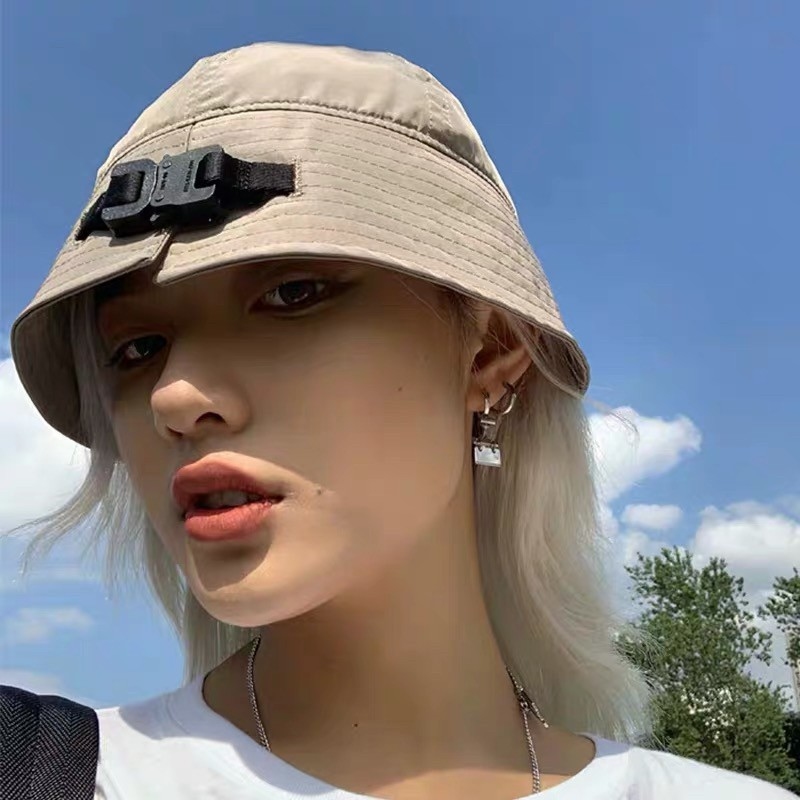 稀少現貨 1017 ALYX 9SM  Buckle bucket hat 卡其 黑 尼龍 機能釦 漁夫帽
